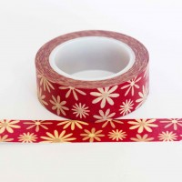 red-daisy-washi-tape